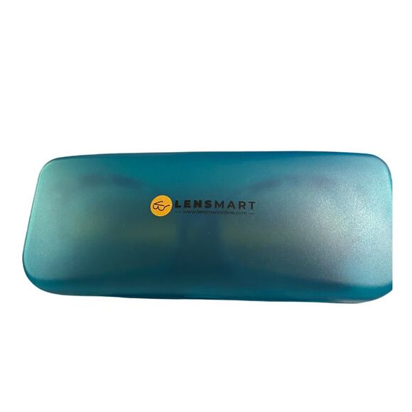 Lensmart Frames and Case Blue Slight Rounded Cat Eye - Picture 1 of 4